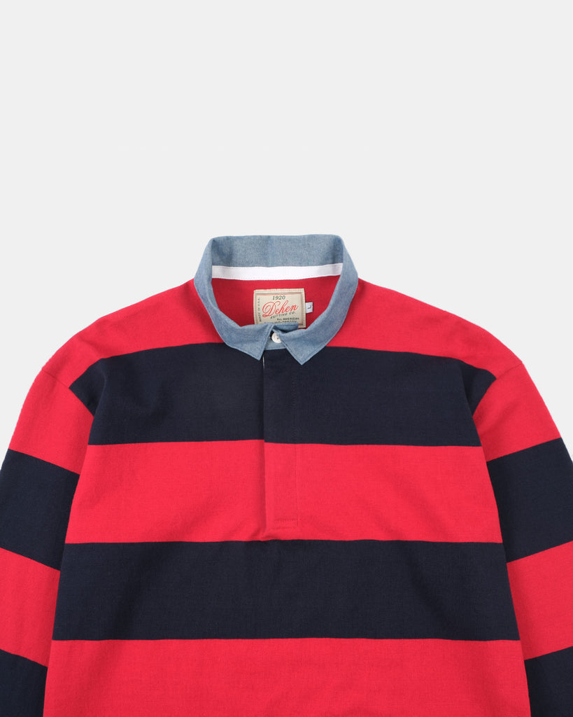 Rugby Shirt -Navy / Red