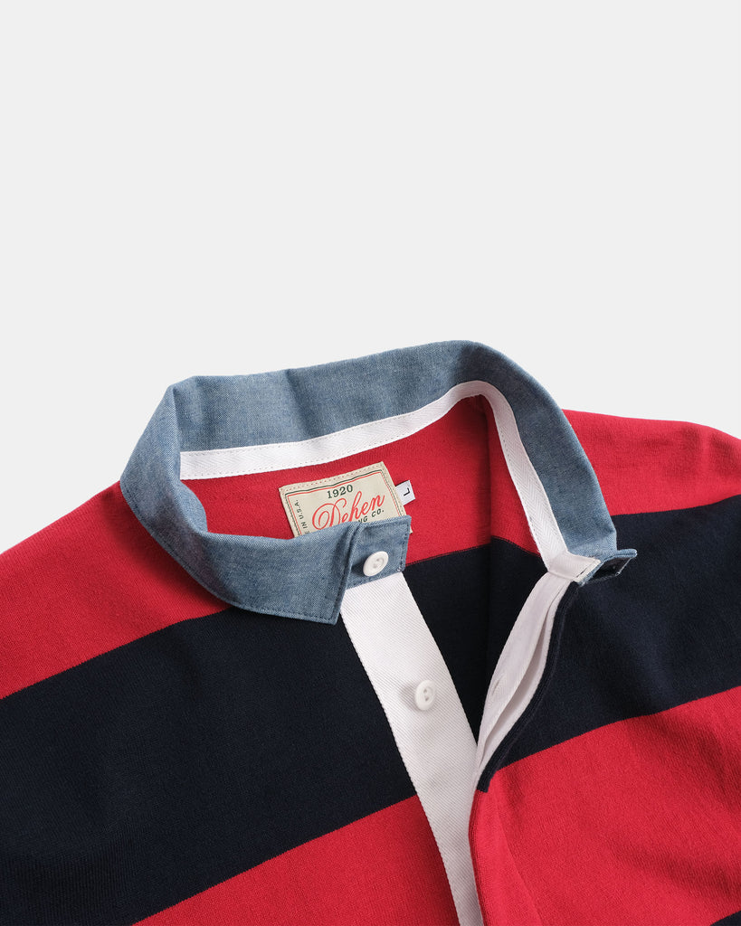 Rugby Shirt -Navy / Red