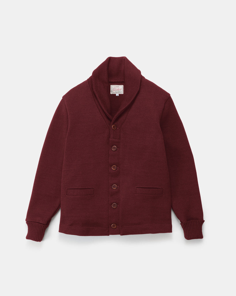 Classic Cardigan - Burgundy – Dehen 1920
