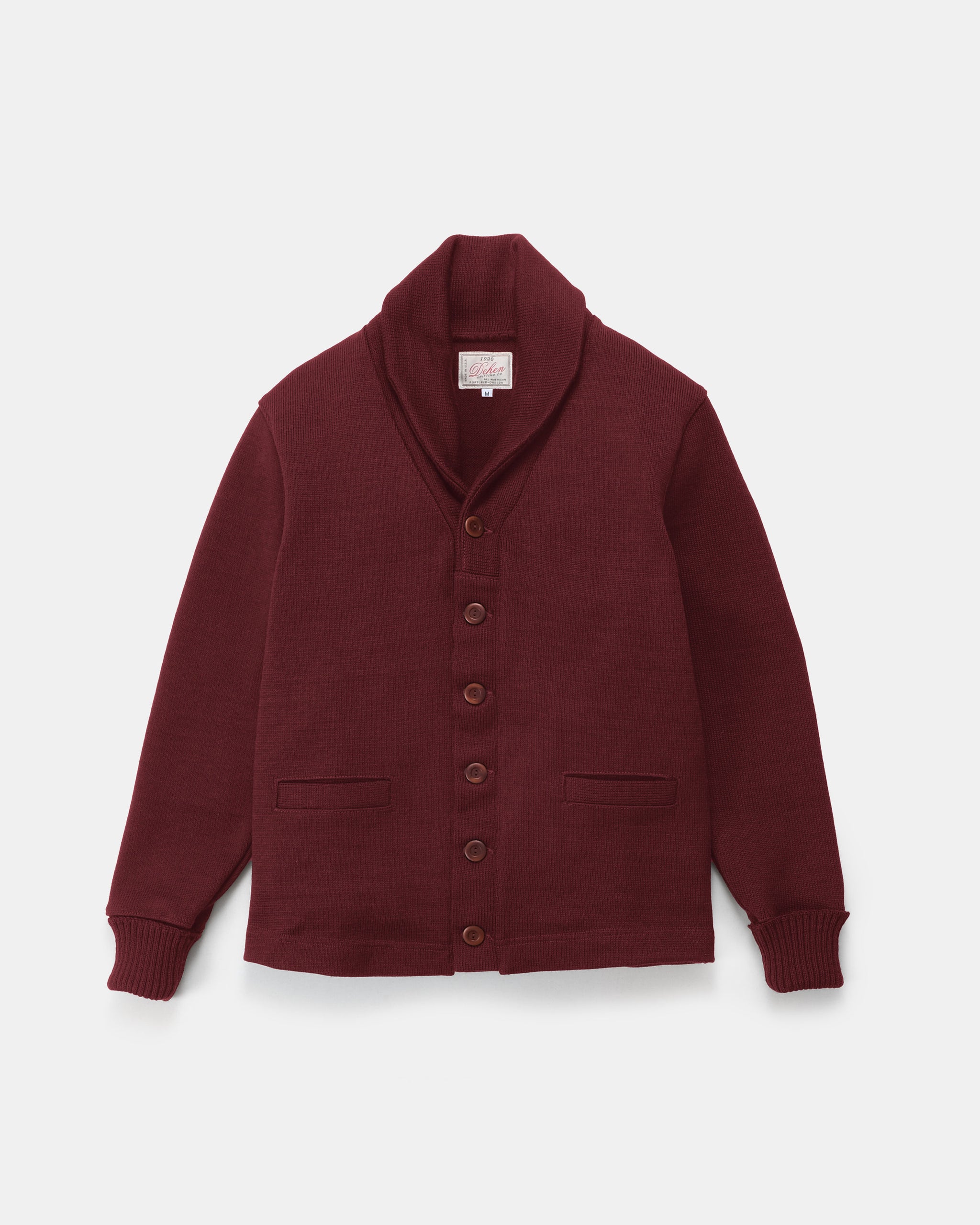 Classic Cardigan - Burgundy – Dehen 1920