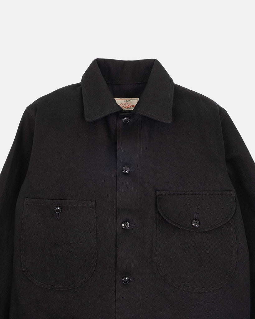 Selvedge Overshirt - Black Denim