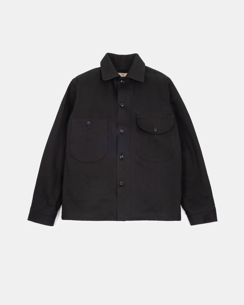 Selvedge Overshirt - Black Denim