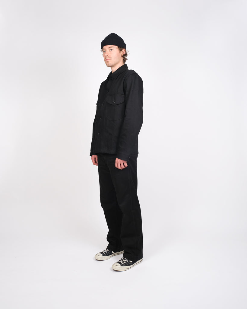 Selvedge Overshirt - Black Denim