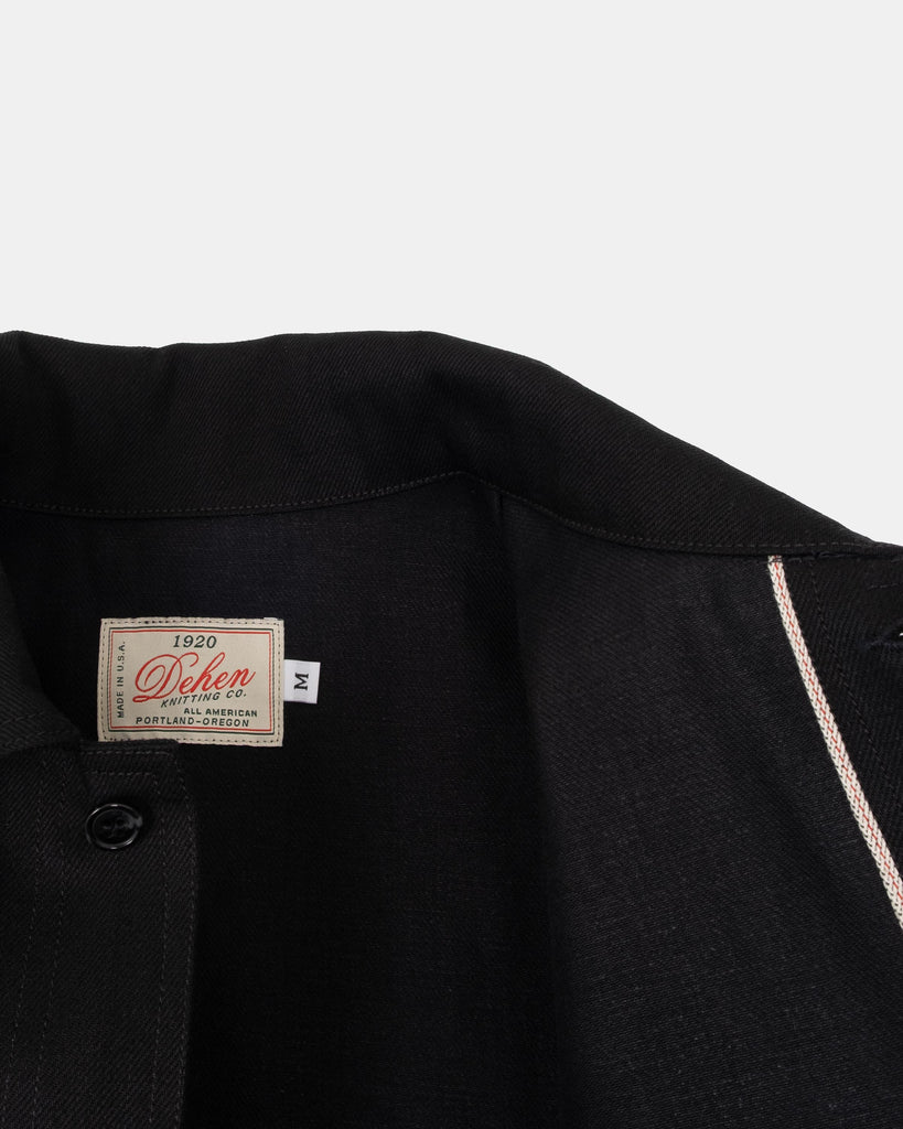 Selvedge Overshirt - Black Denim