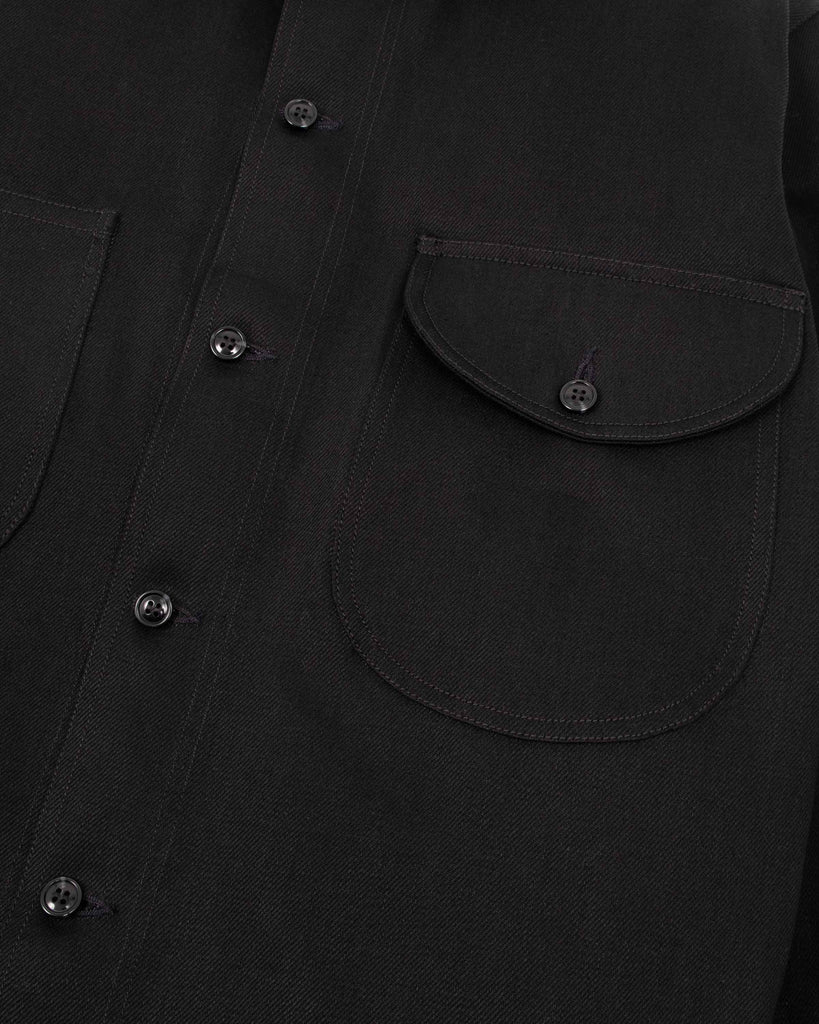 Selvedge Overshirt - Black Denim