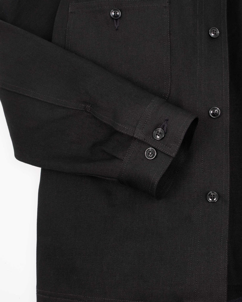 Selvedge Overshirt - Black Denim