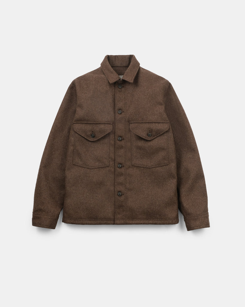 Skyline Overshirt - Medium Brown Mix