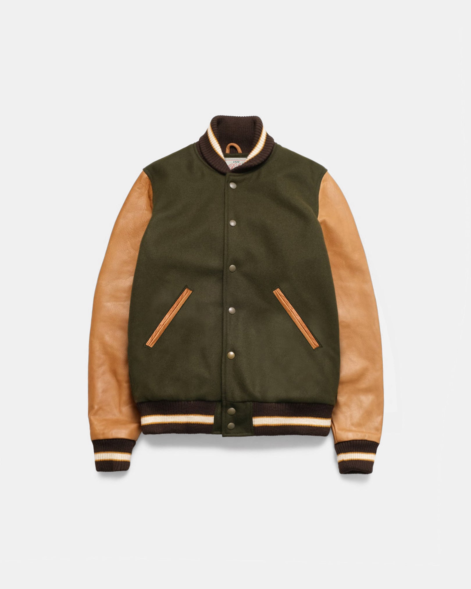 ジャケット・アウター Dime Letterman Wool Jacket Almond Dime - Letterman Wool Jacket | HBX - Globally Curated