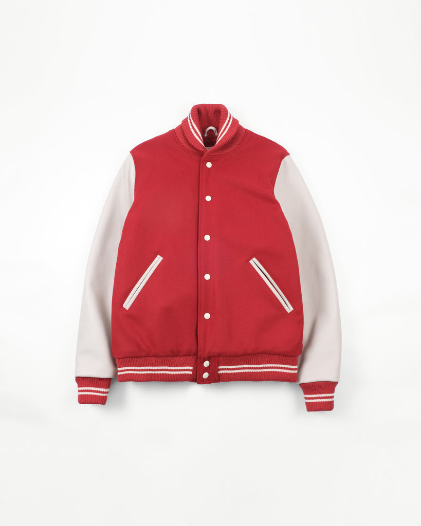 Varsity Jacket - Forster Red / Milk