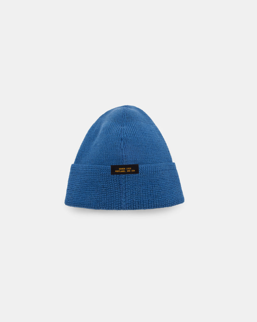Wool Knit Watch Cap - Bridge Blue