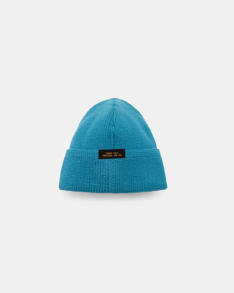 Wool Knit Watch Cap - Teal