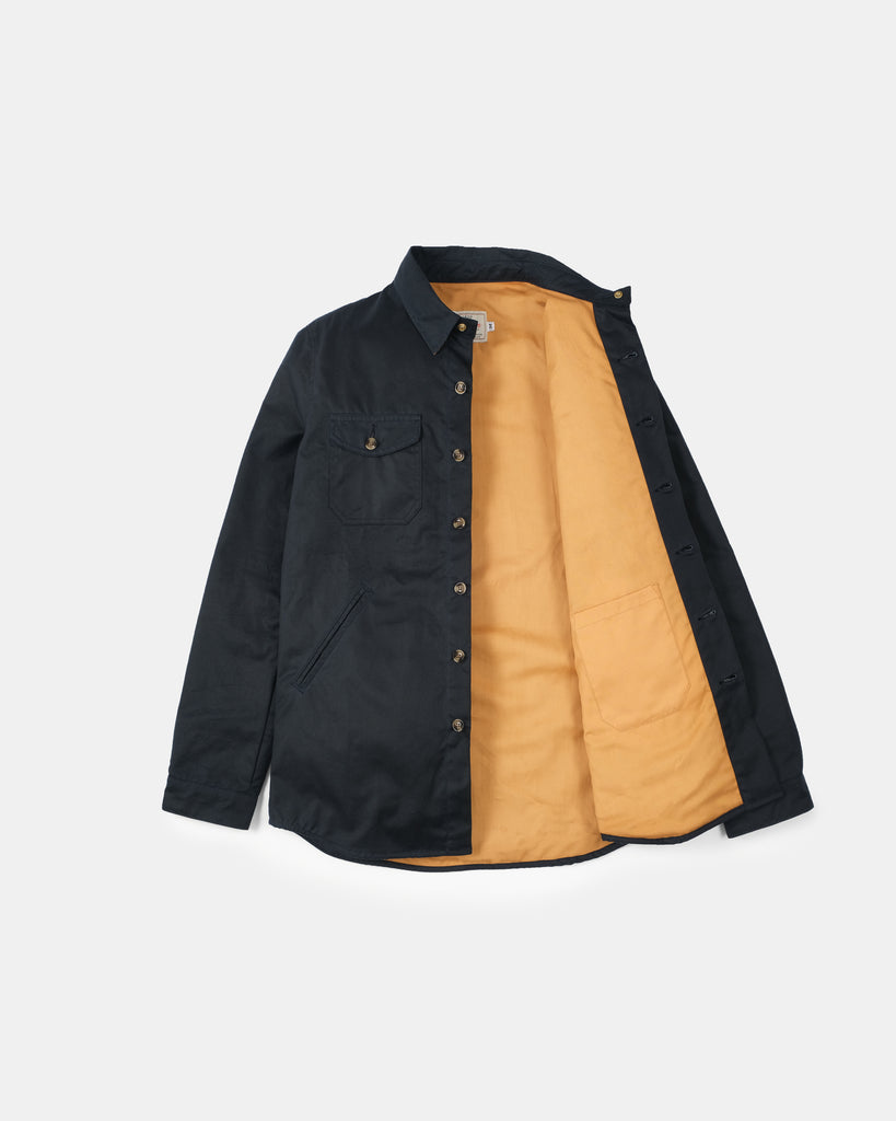 Crissman Overshirt - Waxed Canvas Dark Navy