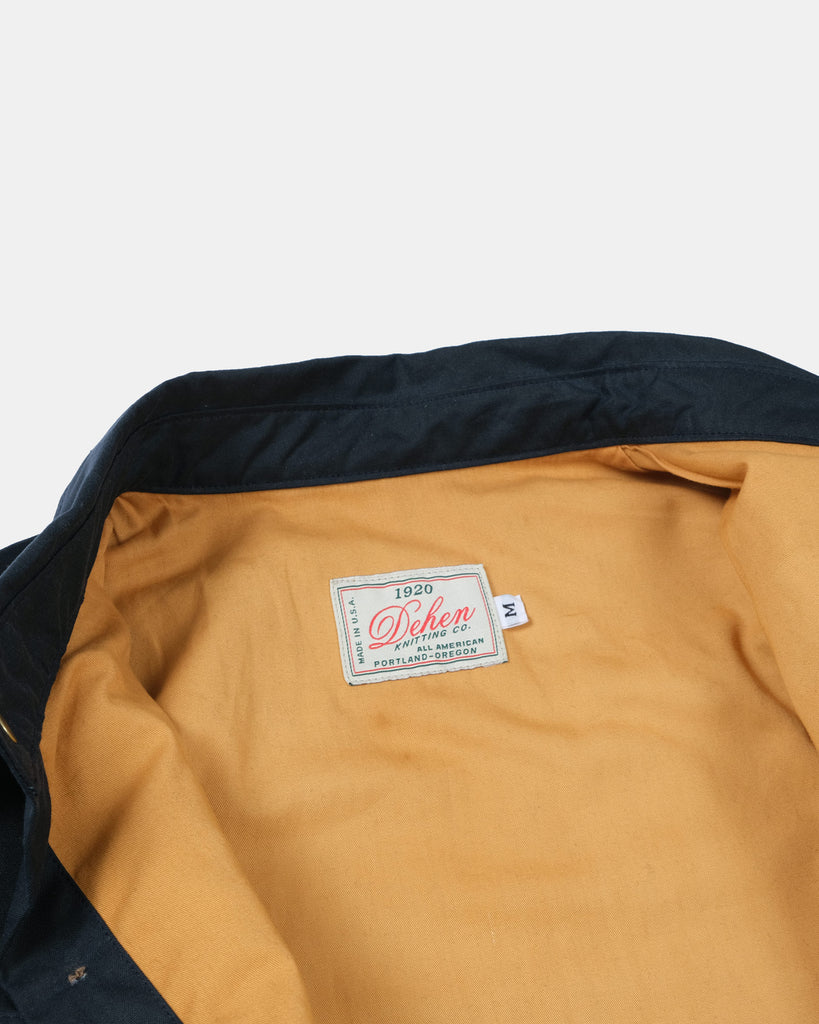 Crissman Overshirt - Waxed Canvas Dark Navy