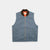 Flight Vest - Faded Blue Dry Waxed Rip Stop - View 1