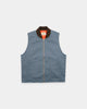 Flight Vest - Faded Blue Dry Waxed Rip Stop - View 1