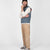 Flight Vest - Faded Blue Dry Waxed Rip Stop - View 3