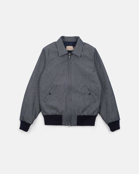Weekender Jacket - Indigo Herringbone Bull Denim – Dehen 1920