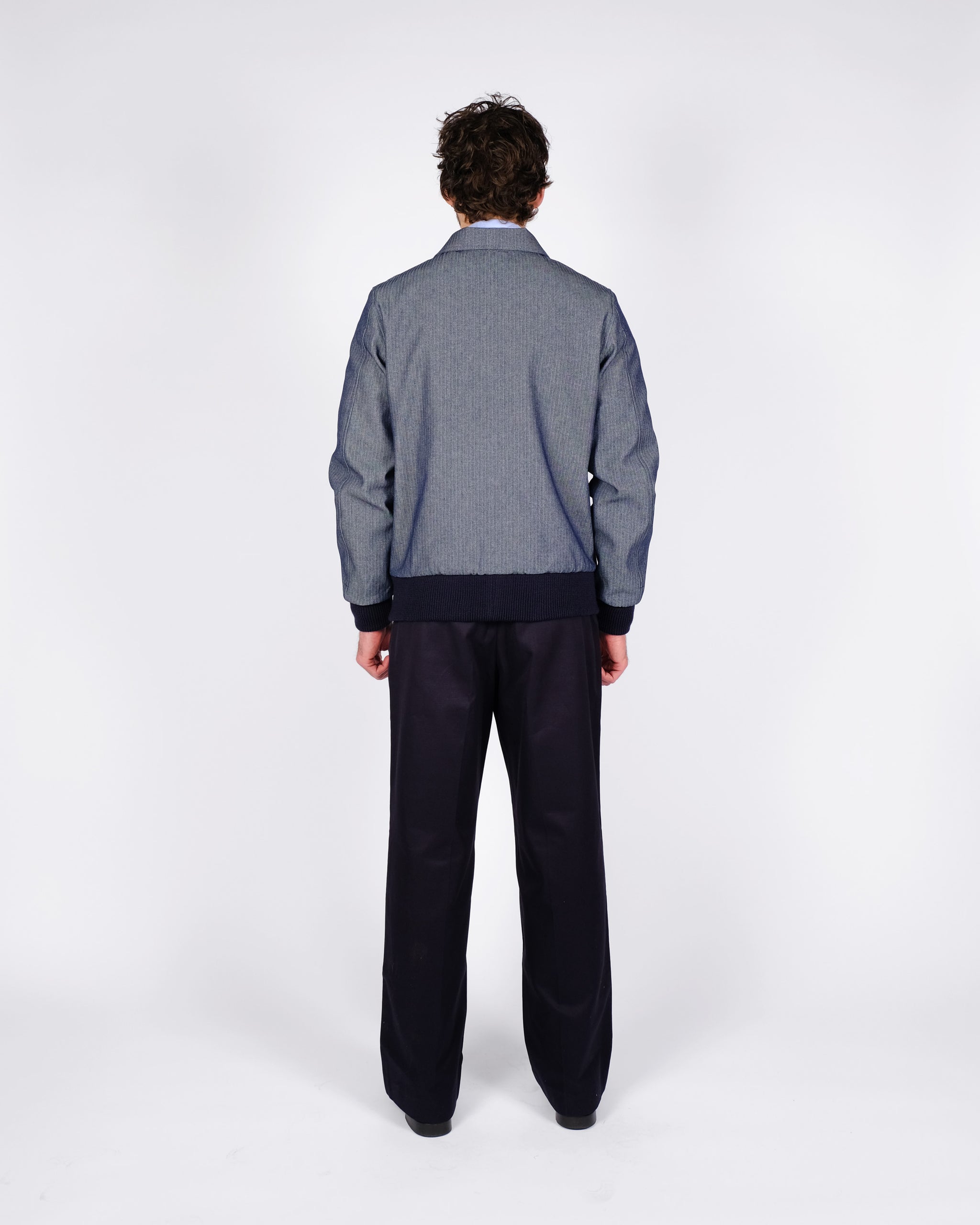 Weekender Jacket - Indigo Herringbone Bull Denim – Dehen 1920