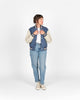 Women's Varsity Jacket - Steel Blue - View 2