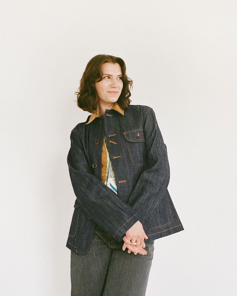 Women's Chore Coat 2.0 - Indigo / Fawn