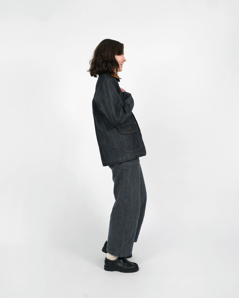 Women's Chore Coat 2.0 - Indigo / Fawn