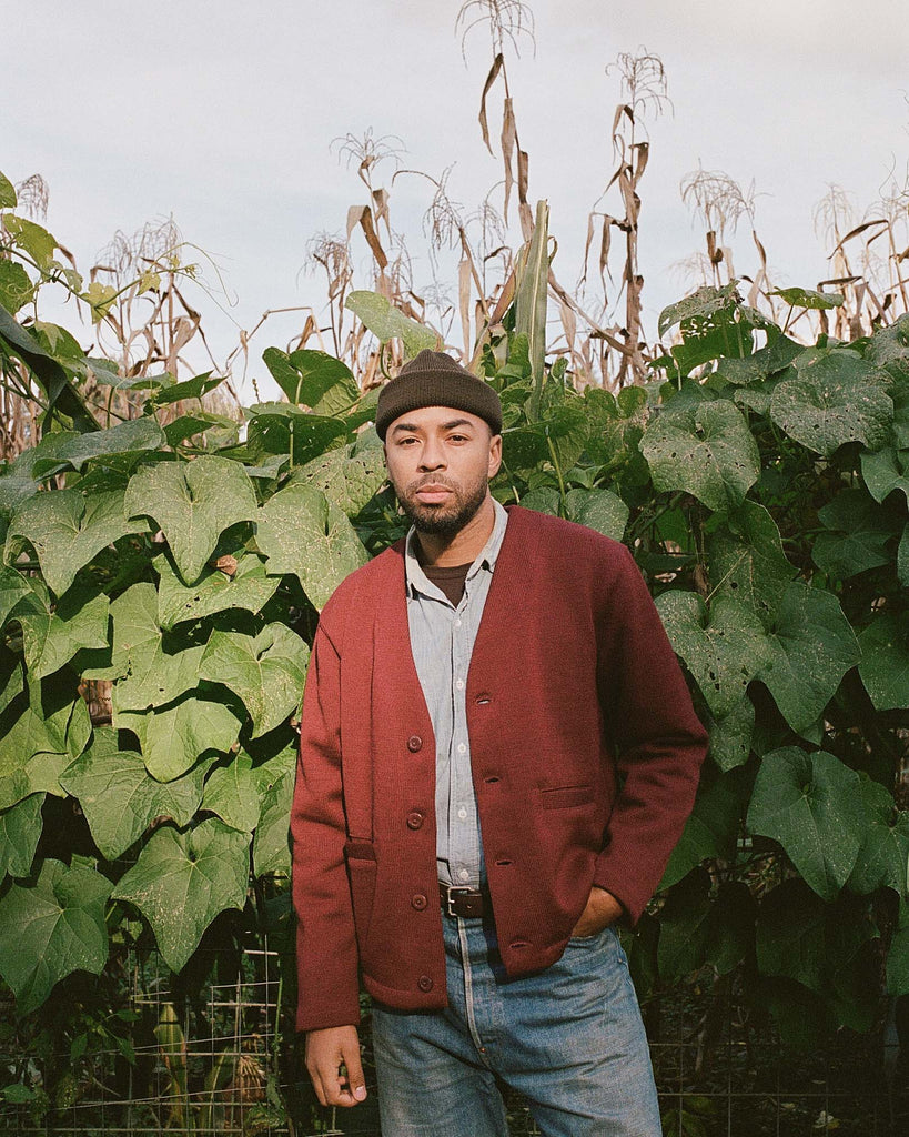 Slouchy Cardigan - Burgundy