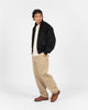 Dehen x Merz b. Schwanen Pilot Jacket - Black Dry Waxed Cotton - View 6