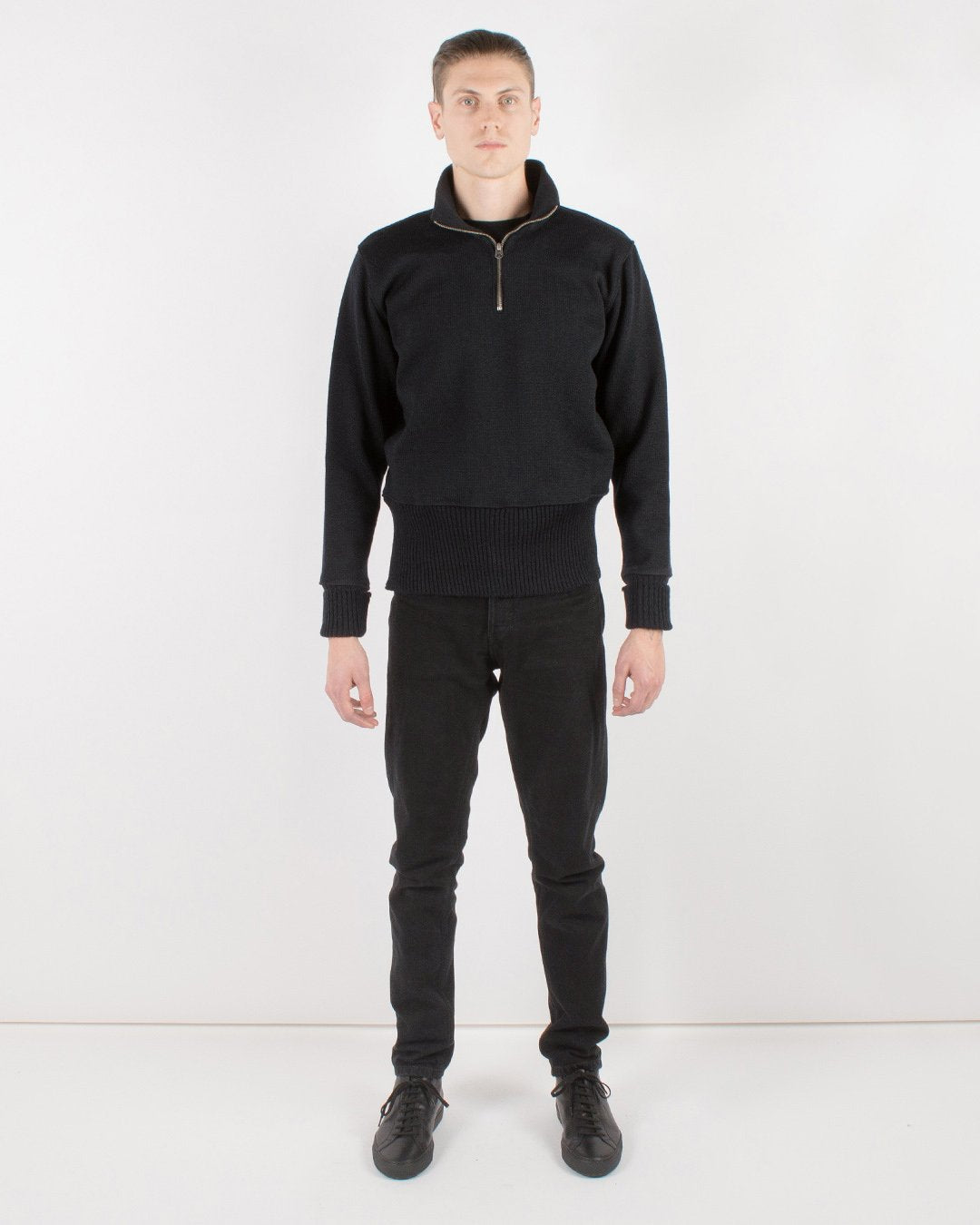 Motorcycle Sweater - Black – Dehen 1920