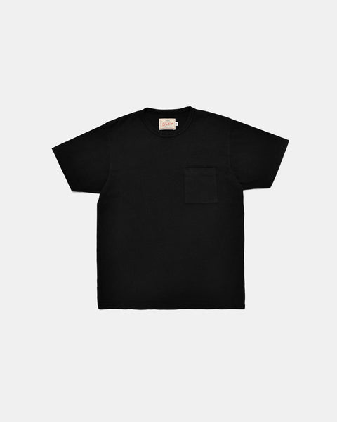 Heavy Duty Tee - Single Pocket Black - XS