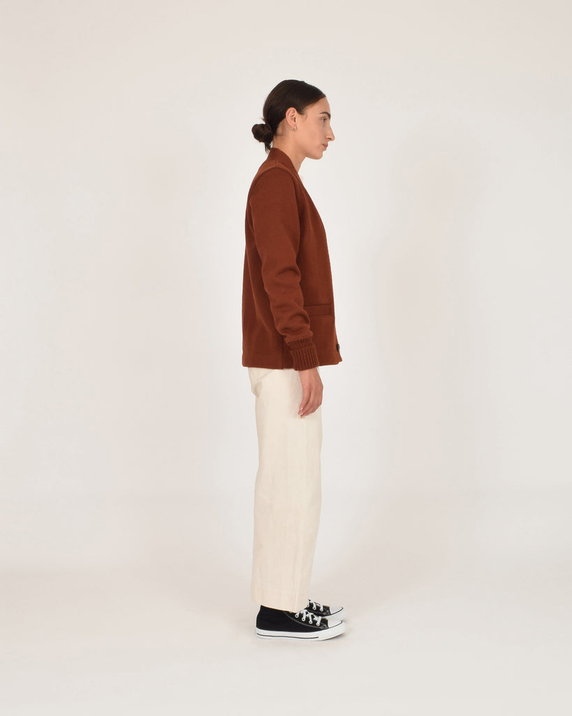 Women's Classic Cardigan - Tobacco