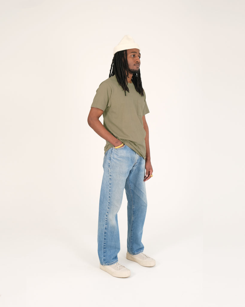 Heavy Duty Tee - Single Pocket - Fatigue