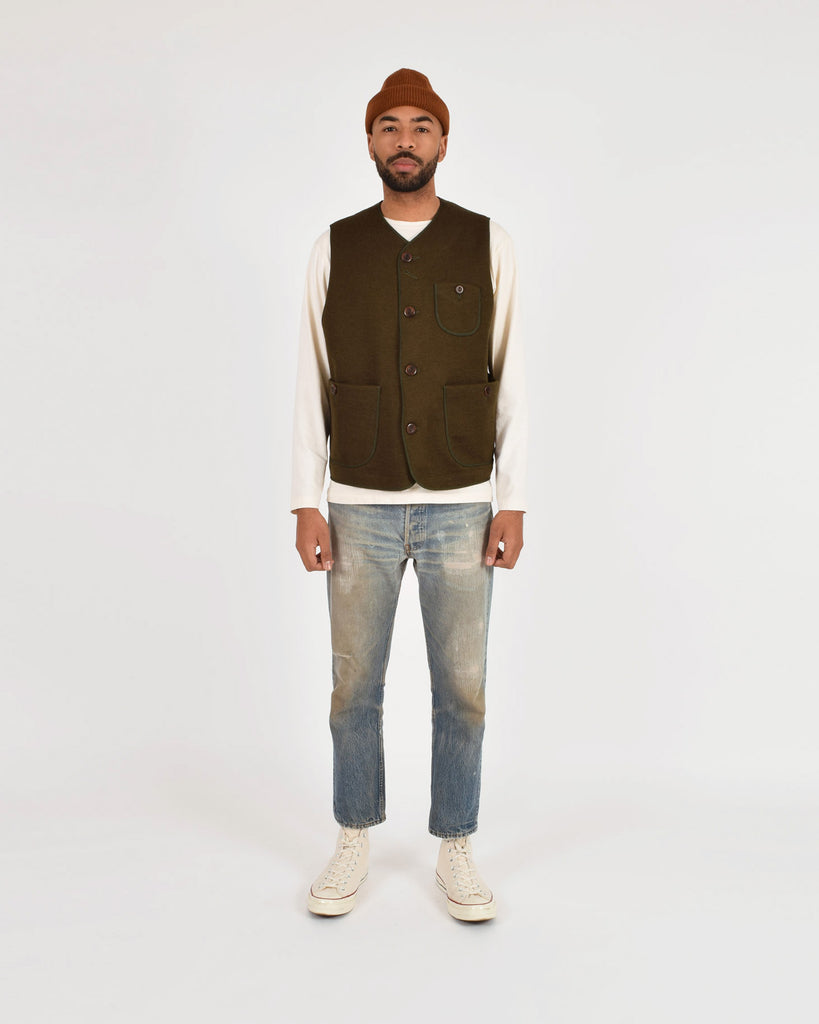 Knit Utility Vest - Loden