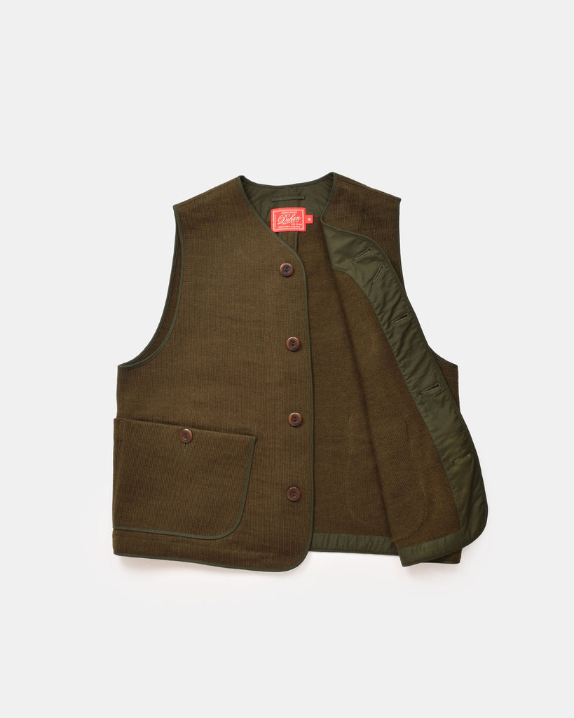 Knit Utility Vest - Loden