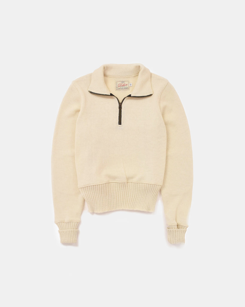 Women's Motorcycle Sweater - Off White