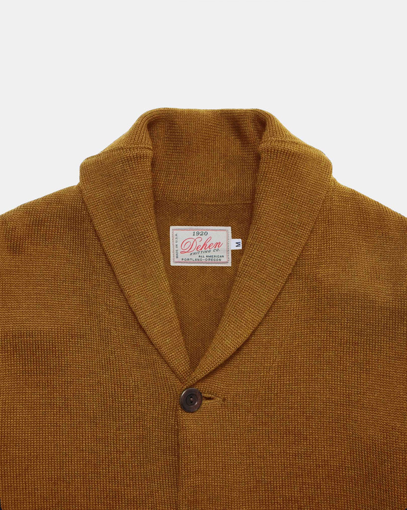 Oxford Shawl Sweater - Goldmine