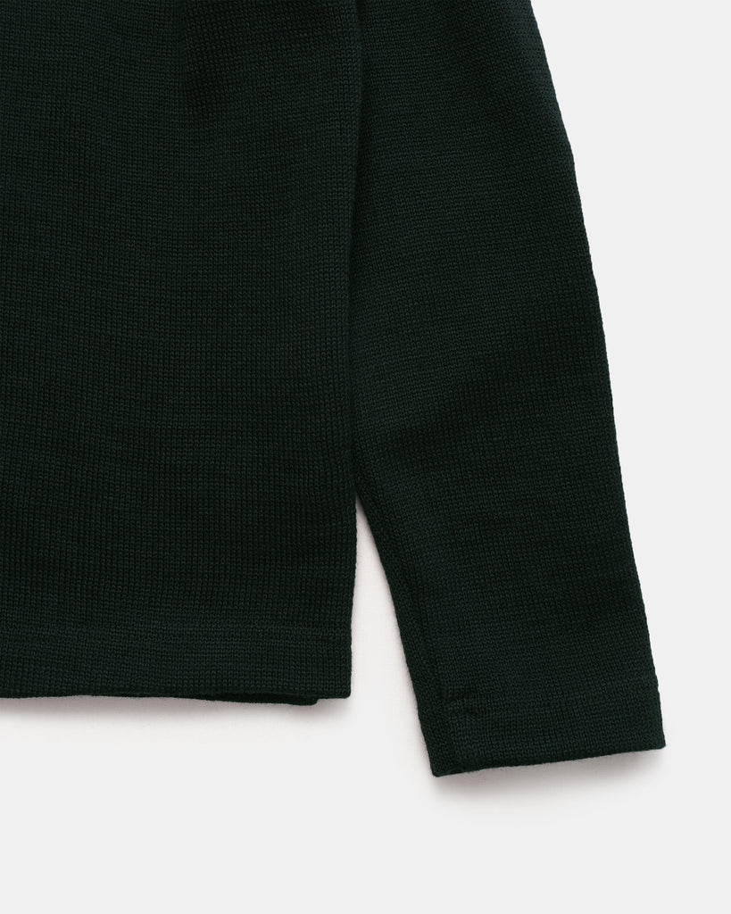 Oxford Shawl Sweater - Pine