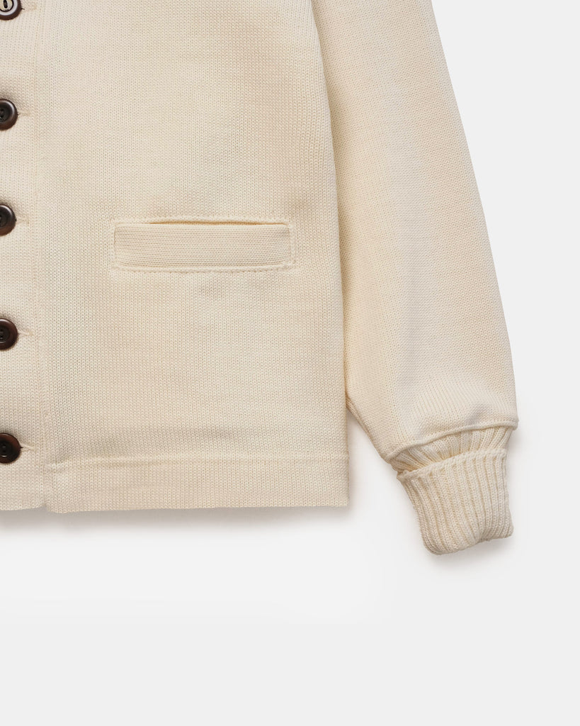 Shawl Sweater Coat - Off White