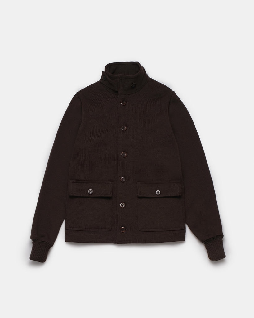 Submariner Sweater Coat - Brown