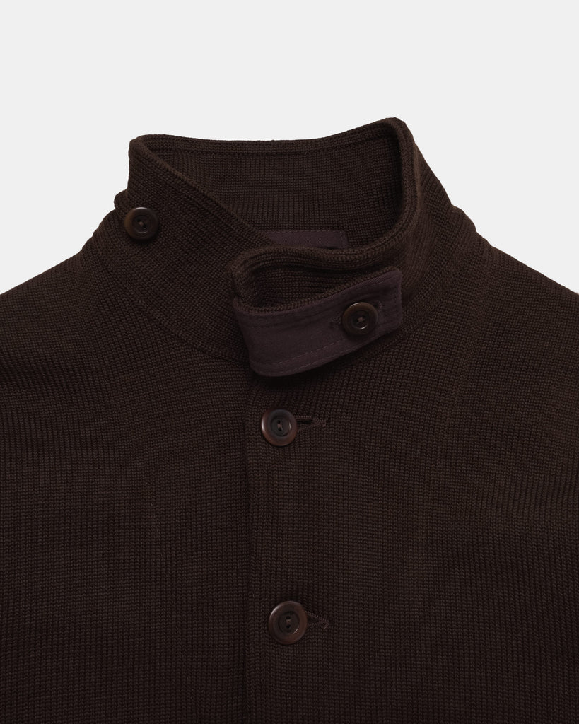 Submariner Sweater Coat - Brown