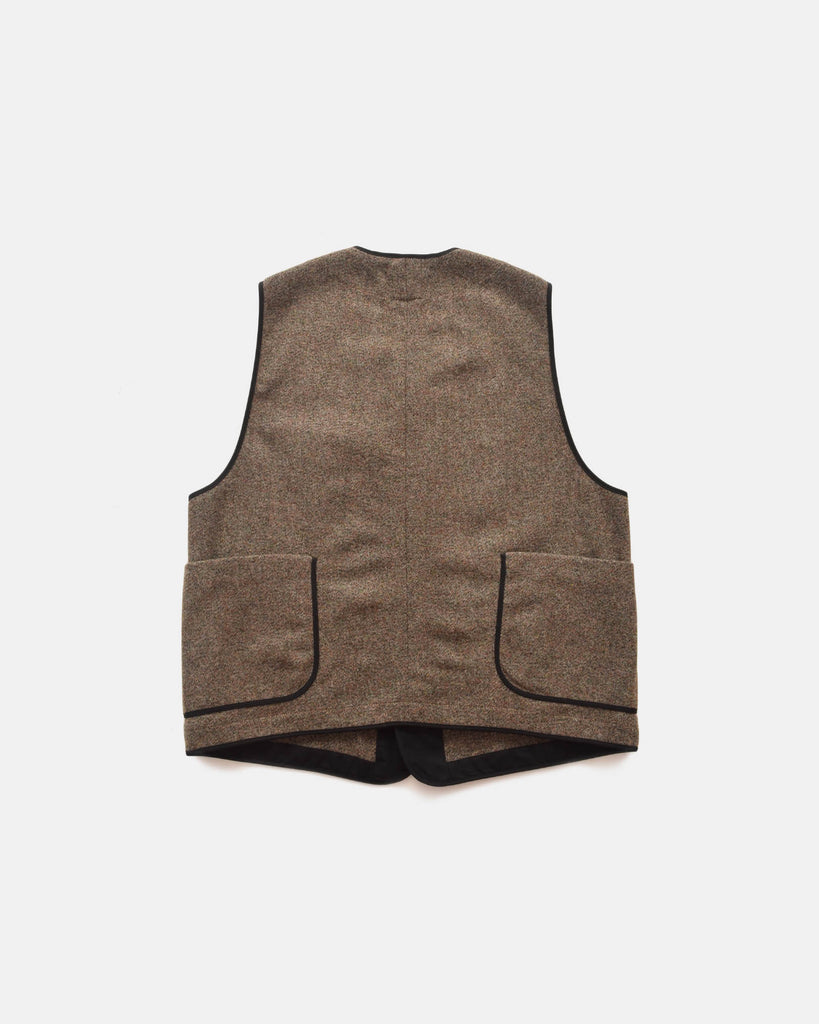 Woven Utility Vest - Camo Tweed